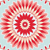 Blossom Machine Throw Accent Floor Covering(Red)