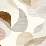 Artisan Horizon Neutral Beige Abstract Area with Modern Design(Beige)