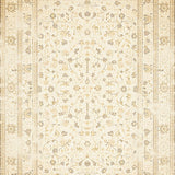 Elegant Farmhouse Entryway With Vintage Border Accent Design(Beige)