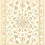 Rushmore Collection Elegant Oval Area with Timeless Medallion(Beige)