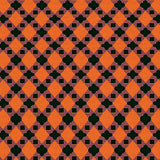 Checkered Grid Area with Intersecting Lines Design(Orange)