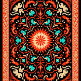 Vintage Floral Reverie with Enchanted Whirls(Black)