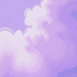 Dreamy Cloud Whirl Elegant Decorative(Purple)
