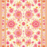 Charming Pink Textual Motif(Ivory)