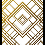 Art Radiant Interlocking Design (Gold) - ODIKA