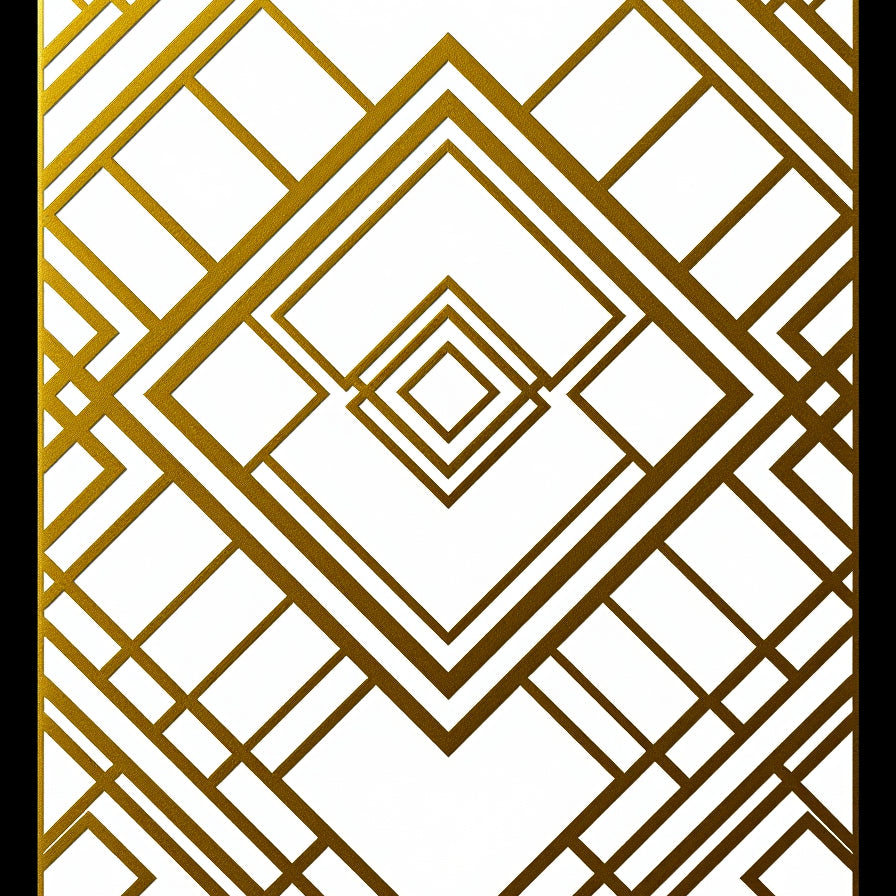 Art Radiant Interlocking Design (Gold) - ODIKA