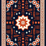 Tile Mosaic Medallion (Blue) - ODIKA