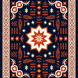 Tile Mosaic Medallion (Blue) - ODIKA