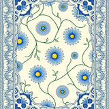 Elegant Botanical Decorative Flourish (Beige) - ODIKA