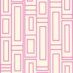 Elegant Pocket Featuring Interlocking Abstract Shapes (Pink) - ODIKA