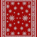 Enchanted Snowy Evening Crystal Decoration(Red)