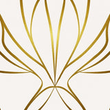 Contemporary Abstract Overlapping Stripe Art Inspired (Gold) - ODIKA