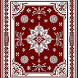 Yuletide Nostalgic Tapestry Artisan Creation(Red)