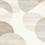 Contemporary with Dynamic Circular Geometry and Abstract Motifs(Beige)