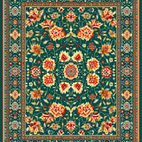 Artistic Vibrant Bloom Composition(Green)