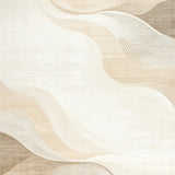 Whispering Wind Beige Subtle Texture Accent Art(Beige)