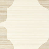 Chic Tufted Area in Neutral Beige with Stylized Design(Beige)