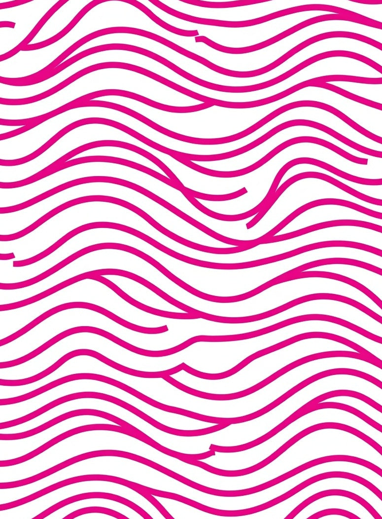 Dynamic Wave Stripes with Layered Tones and Rhythmic Movement (Pink) - ODIKA