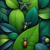 Insect Print Fantasy(Green)