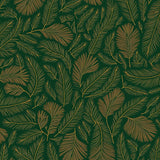 Festive Pine Needle Spiral with Holiday Botanical Design(Green)