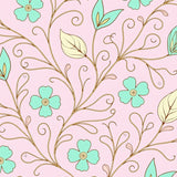 Boho Chic Featuring Abstract Floral (Pink)