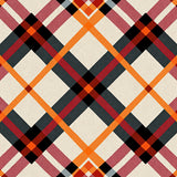 Tartan Inspired October Celebration Welcome Design(Orange)