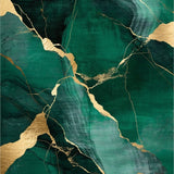 Sophisticated Marbleized Visual Harmony(Green)