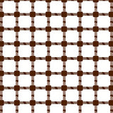Checkered Decorative with Gingham Style(Brown)