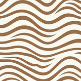 Waves of Serenity Undulating Stripes Fluid Artistic (Brown)