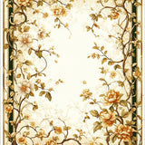 Elegant Tan for Ornate Botanical Design(Beige)