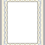 Stylish Contemporary Bordered Textile With Luxurious Embellishment (Beige)