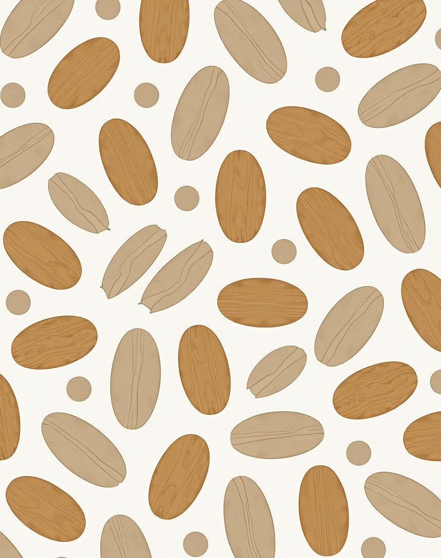 Stone Pebble Mosaic Inspired Surface Design (Beige) - ODIKA
