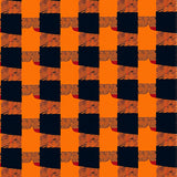Harvest Plaid Checkered with Autumn Spice Tones(Orange)