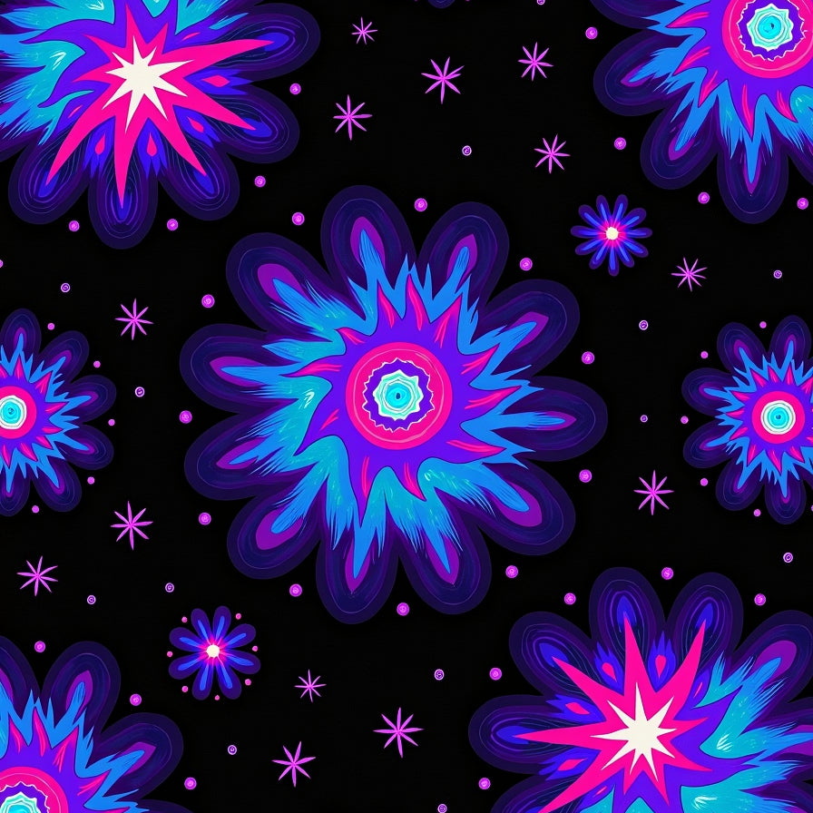 Cosmic Nebula Starfield Decorative Throw (Purple) - ODIKA