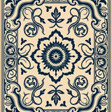 Scrolls with Artistic Vintage Flair(Beige)
