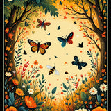 Elegant Monochrome Floral Arrangement(Yellow)