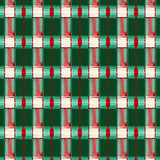 Classic Tartan Motif Showcasing Rich Ruby and Alabaster Hues(Green)