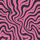 Luxurious Tie Dye Swirl Medallion Contemporary (Pink)