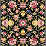 Sophisticated Black and Pink Blossom(Black)