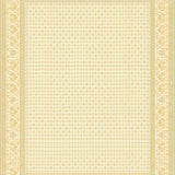 Textured Geometric Beige Area(Beige)