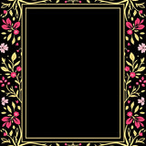 Modern Boho Laurel Branches with Festive Holly and Berry Accents(Black)