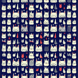 Playful Quirky Animal Motif(Black)