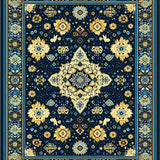 Stair Runner Pack Non Slip Stairway Grip(Blue)