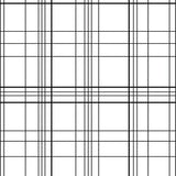 Vintage Tartan Windowpane Plaid Art Motif (Black)