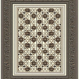 Elegant Greek Key Indoor/ Area(Beige)