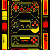 Edgy Abstract Gamepad Visuals(Black)