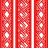 Holiday Argyle with Cane Stripe Embellishments(Red)