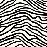 Luxurious Zigzag Chevron Waves Decorative Accent(Black)
