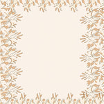 Meadow Trellis with Interlocking Lattice and Subtle Leaf Motifs (Beige) - ODIKA