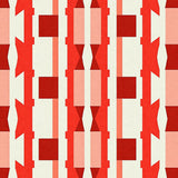 Buffalo Check Inspired Grid Contemporary Floor Accent(Red)